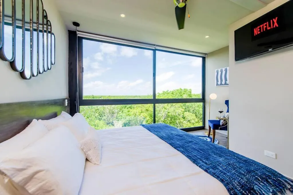 Designer Penthouse - Jungle Views, Bike To Beach Tulum Apartment