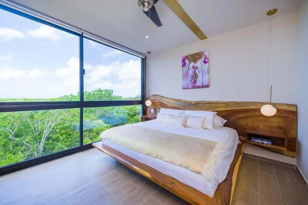 Designer Penthouse - Jungle Views, Bike To Beach Tulum Apartment