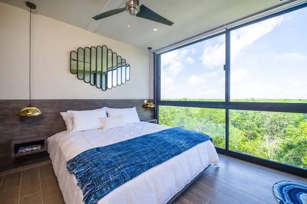 Apartment Designer Penthouse - Jungle Views, Bike To Beach Tulum Mexico